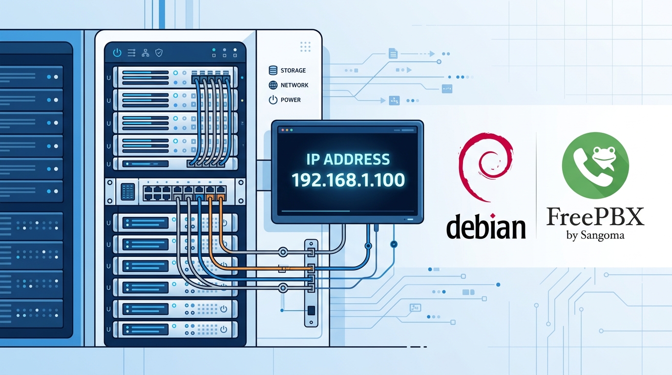 How to Change FreePBX IP Address on Debian 12